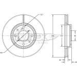 TOMEX Brakes Bremsscheibe